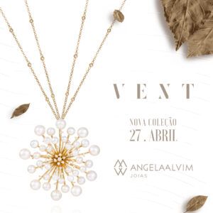 Convite Coleção de joias Vent - Angela Alvim by Pixograma Estúdio de design e Publicidade