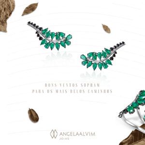 Convite Coleção de joias Vent - Angela Alvim by Pixograma Estúdio de design e Publicidade